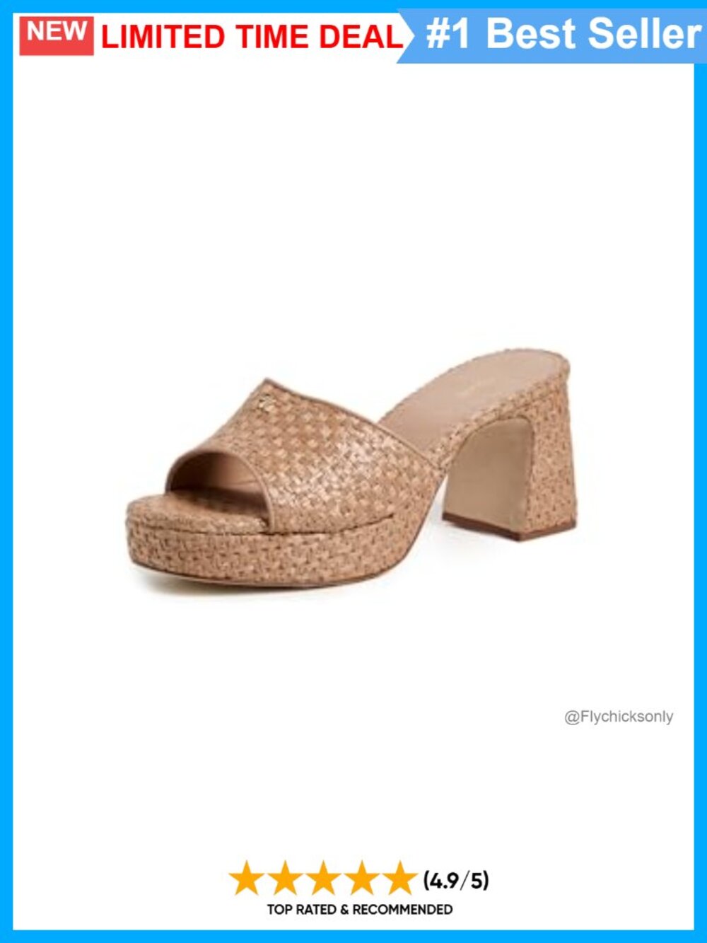 Raffia Low Mules Block Heel Slip-On Dress Shoes